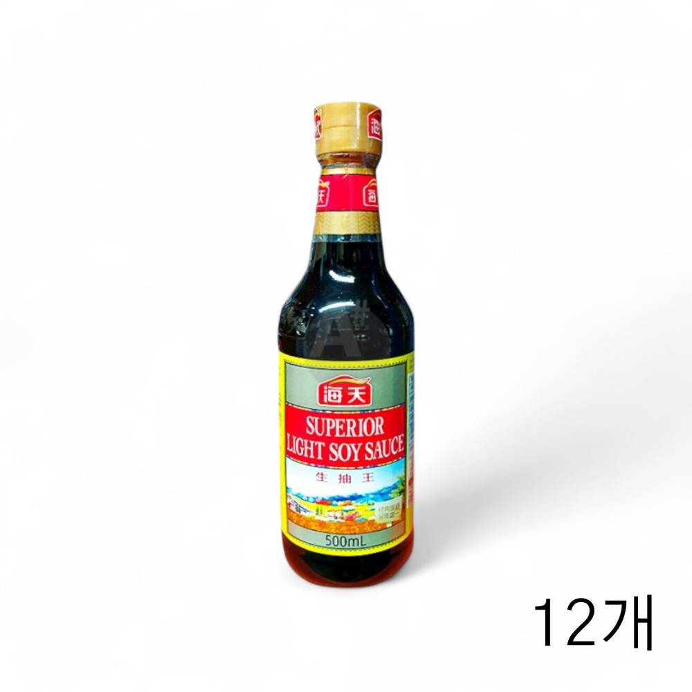 생추왕 푸드빌용 간장 500g X 12개 중국요리 무침요리 맛간장 만능간장 중식소스