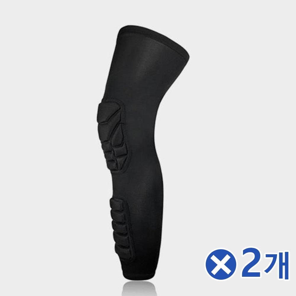 스포츠용 블럭쿠션 다리근육 보호대 블랙 Mx2개