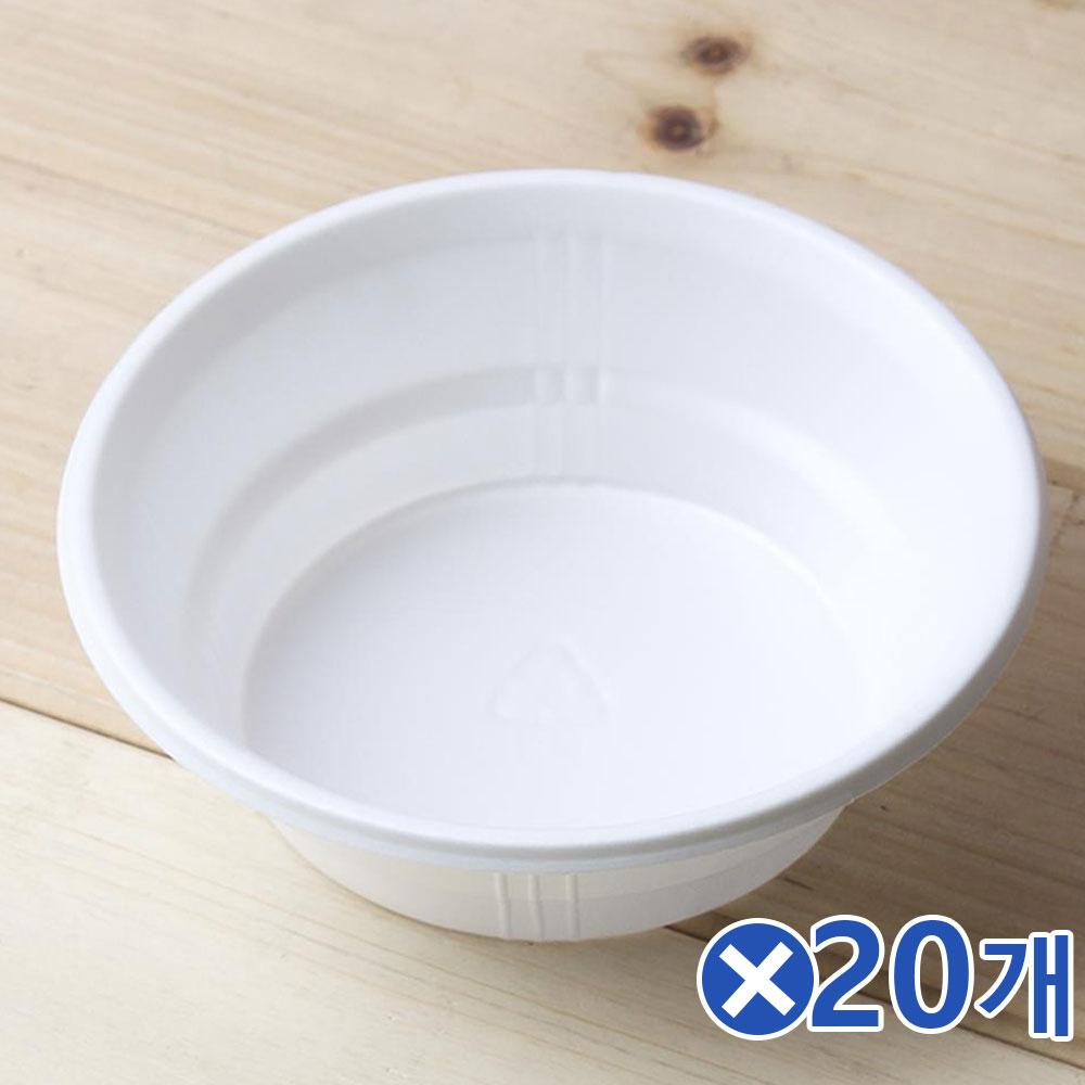 캠핑식기 일회용공기 소 10Px20개 푸드트럭 일회용품