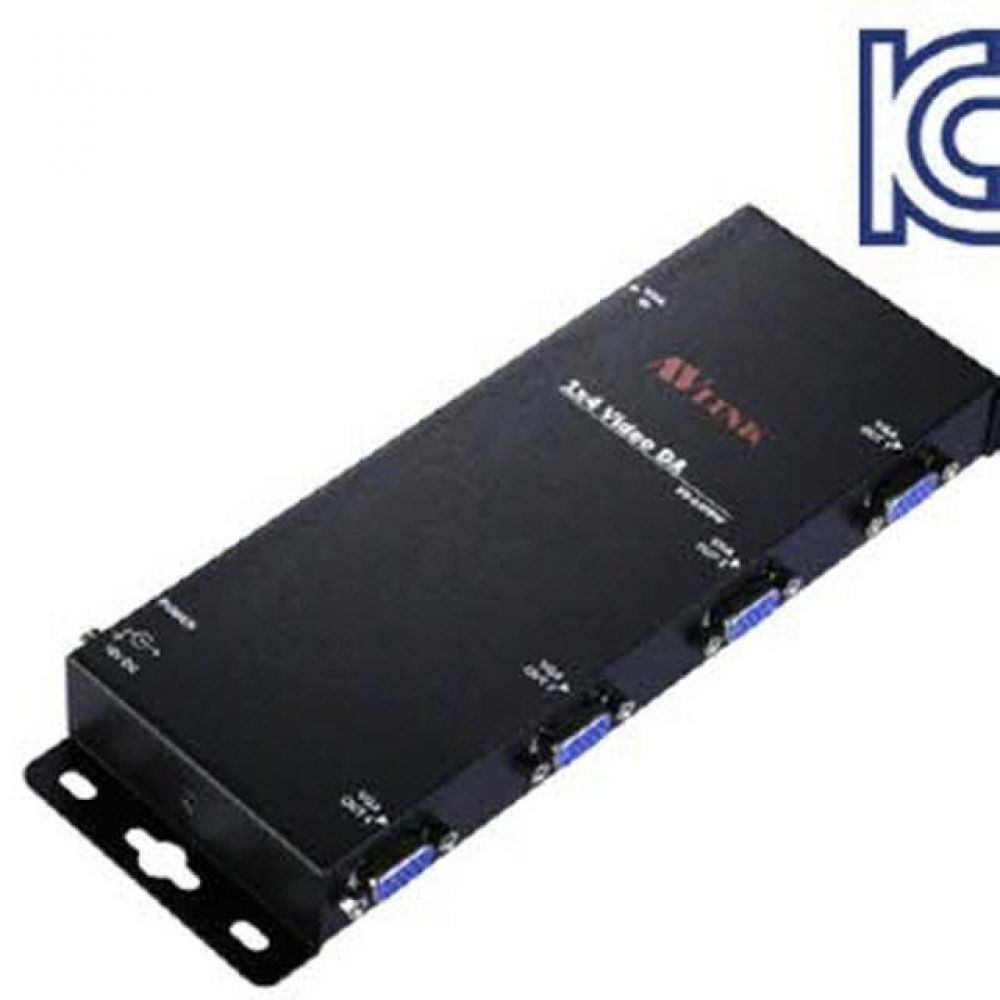 NETMate 벽걸이형 고해상도 41 모니터 분배기