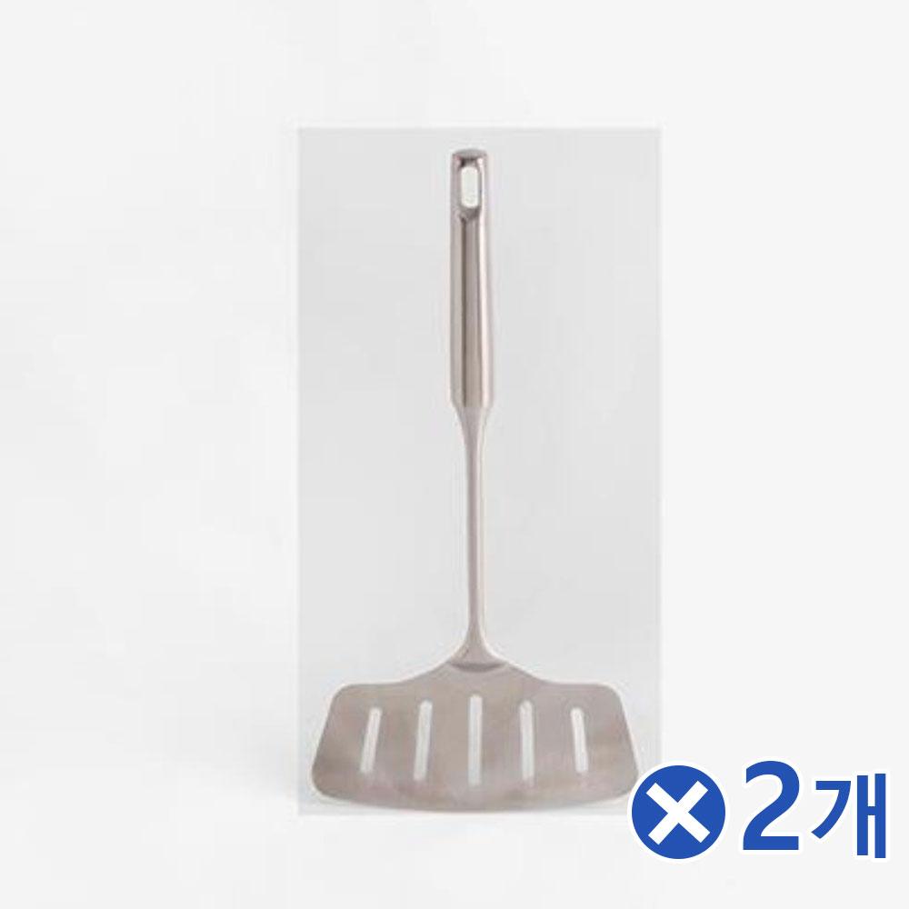 가로형 와이드 스텐 뒤집개x2개 계란말이 생선뒤지개