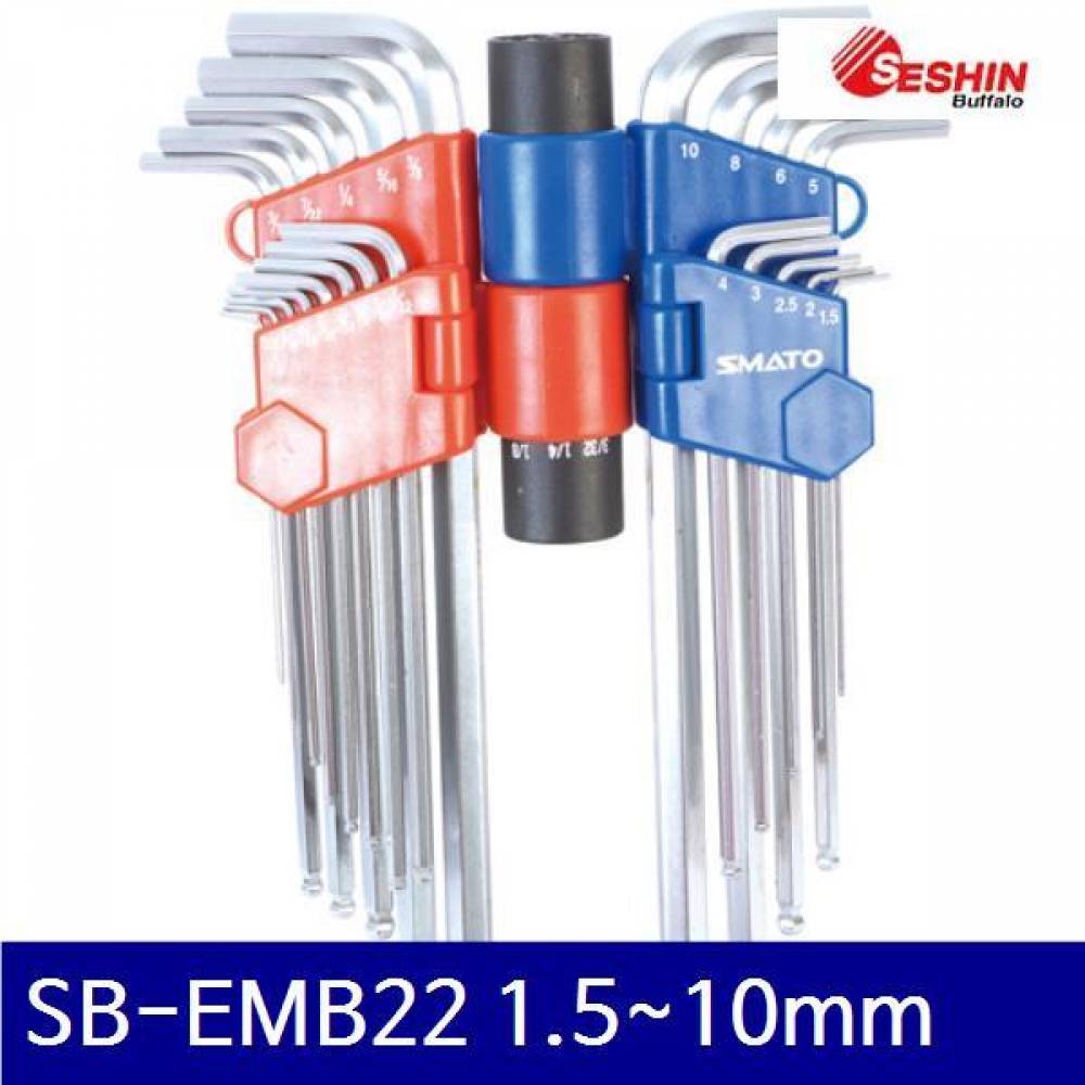 세신버팔로 1006472 엑스트라 롱볼렌치세트 SB-EMB22 1.5-10mm (1EA)