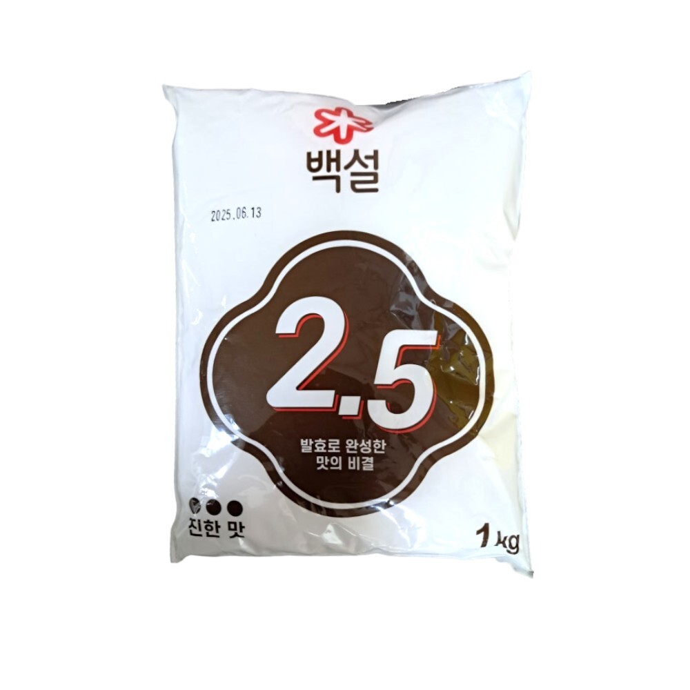 백설 2.5 발효조미료 1kg X 20개