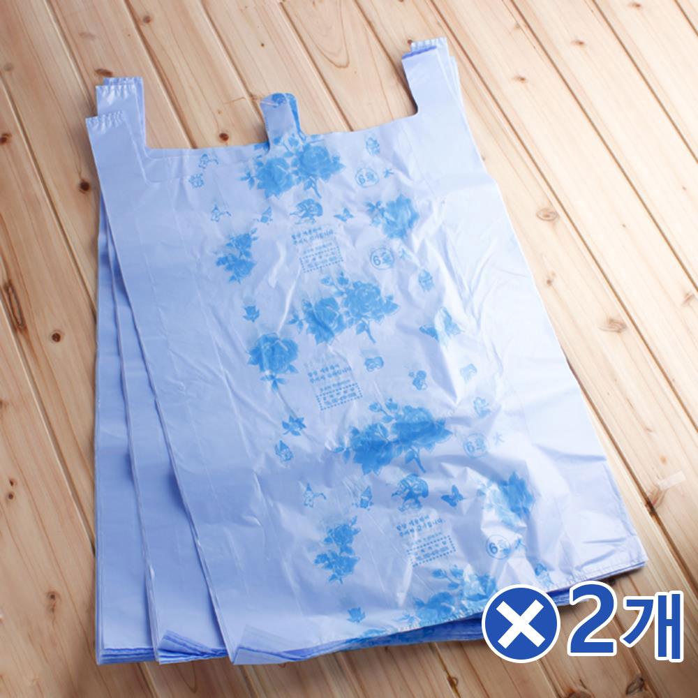 튼튼한 이불 비닐봉투 청6호 50Px2개 시장봉투 봉지