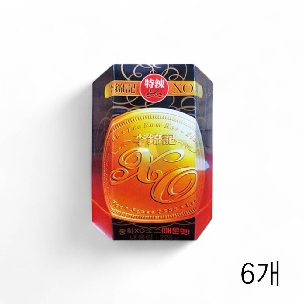 이금기 중화 XO소스(매운맛) 220g X 6개 중국요리 볶음요리소스 만능소스 감칠맛