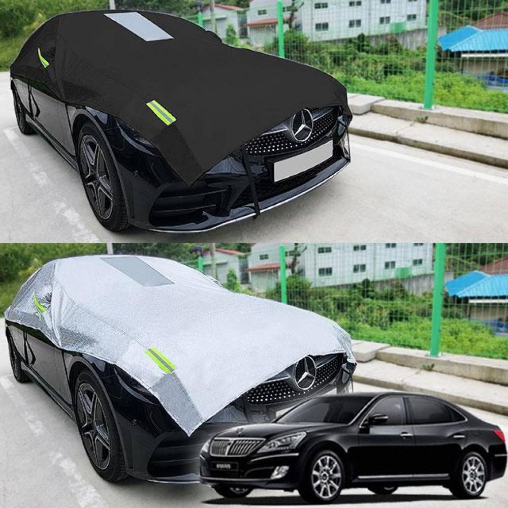 구형에쿠스 자동차커버 반커버 성에방지 커버