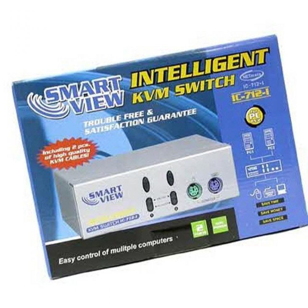 NETMate KVM 21 스위치 케이블포함