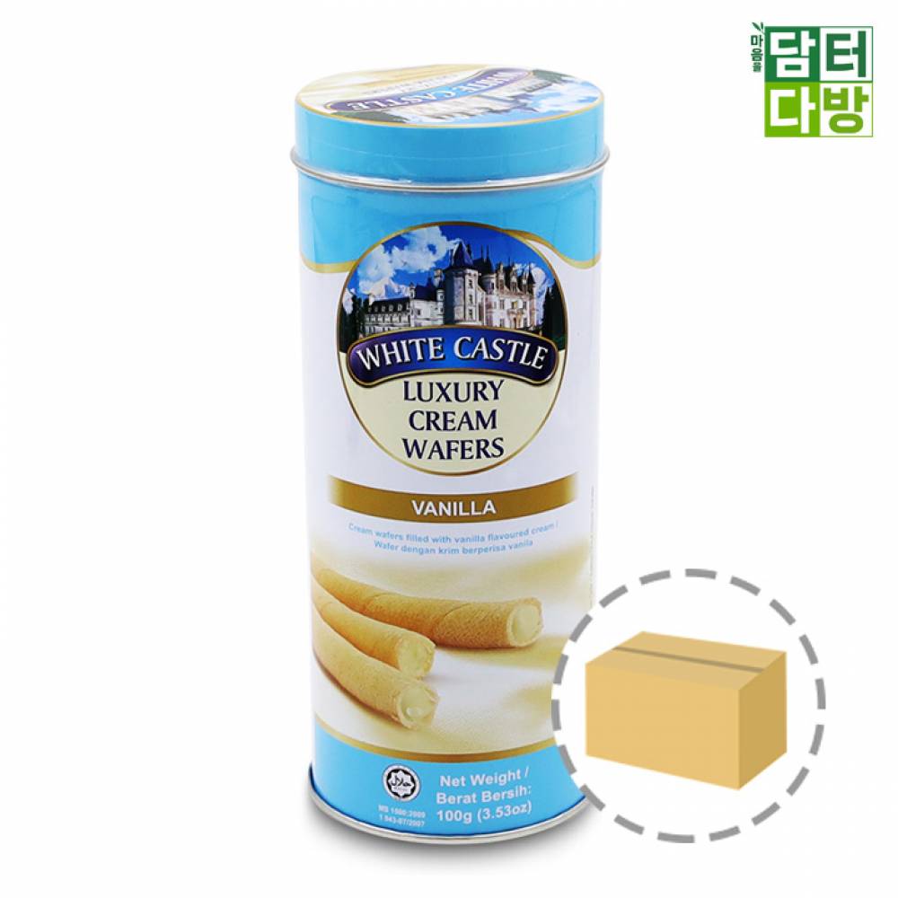 화이트캐슬 럭셔리 크림 바닐라 웨이퍼 100g 1BOX (24개입)