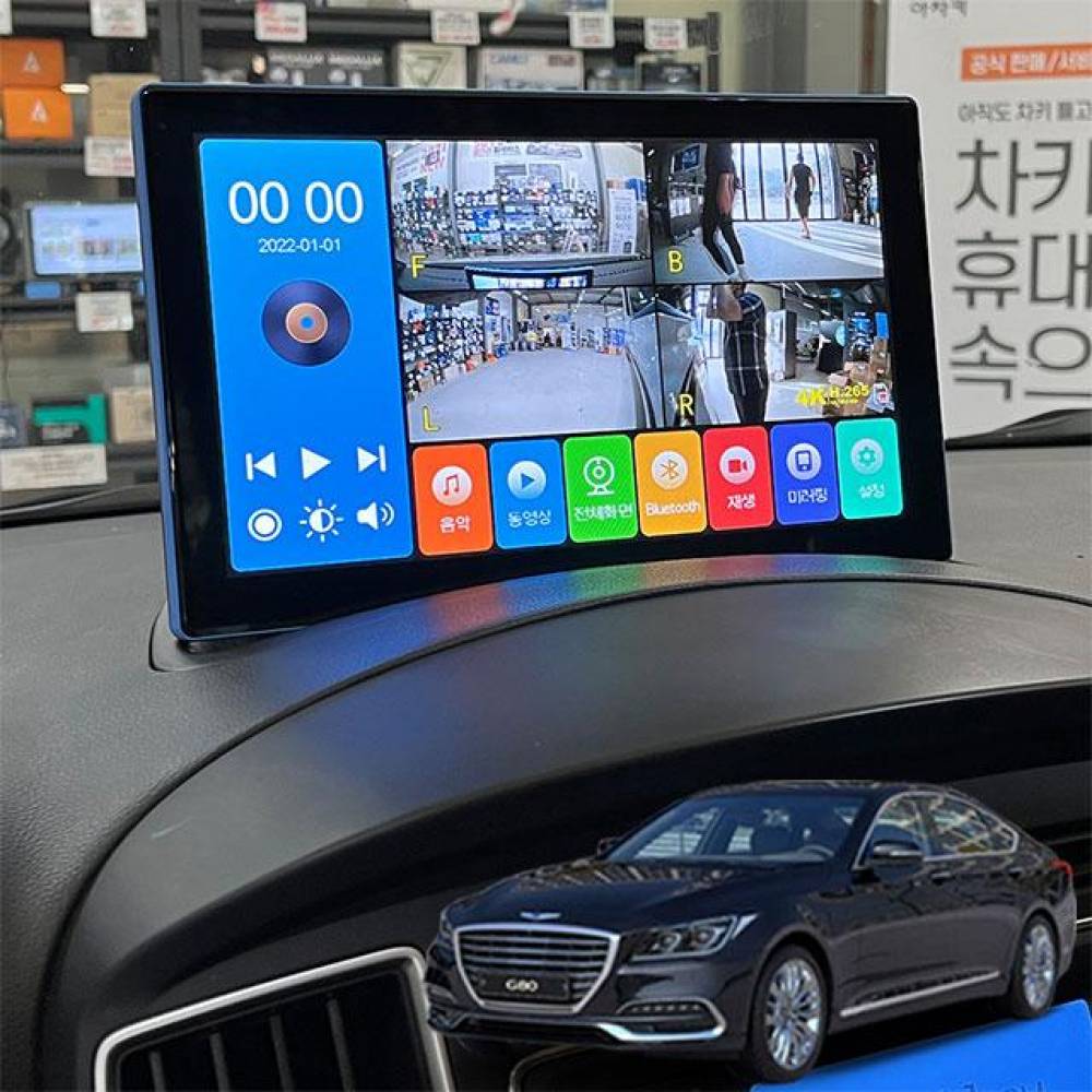 G80 제임스P 10.1인치 4채널블랙박스