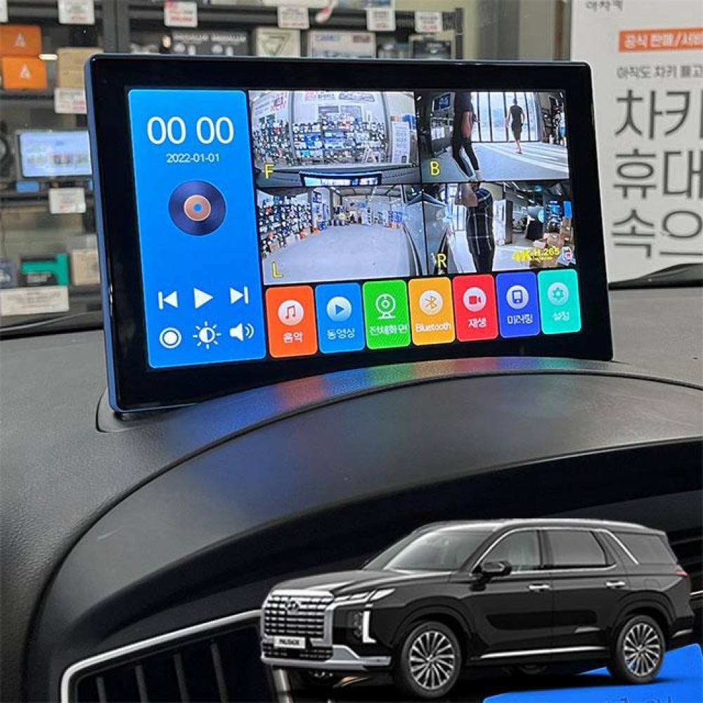 더뉴팰리세이드 제임스P 10.1인치 4채널블랙박스