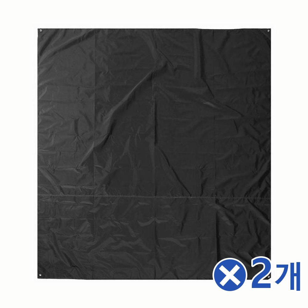 습기차단 방수 캠핑매트 블랙x2개 등산매트 텐트매트