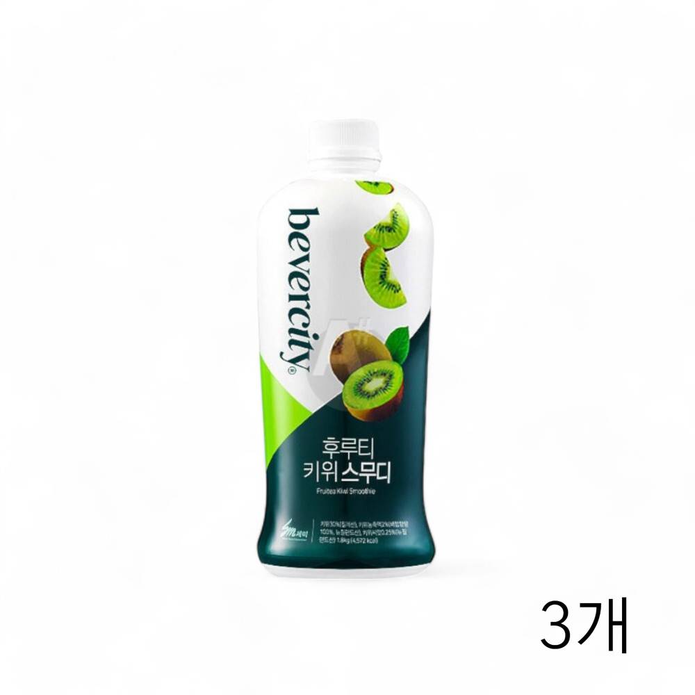 베버시티 후루티 키위 스무디 1.8Kg X 3개 요거트 카페 음료 대용량 식재료 카페재료