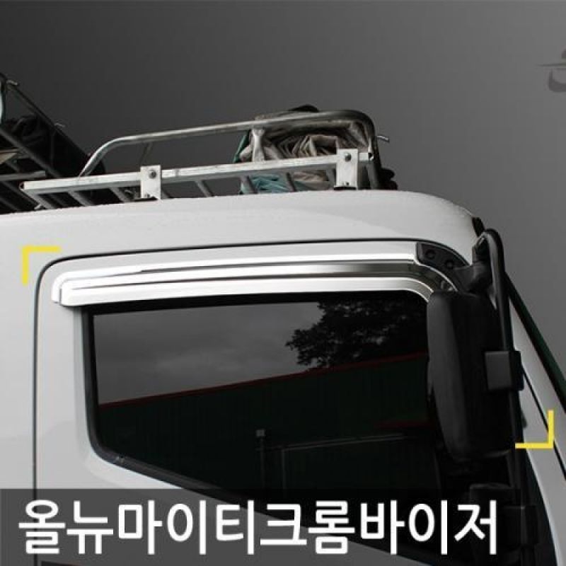 올뉴마이티 (15년_현재) 크롬윈도우바이저 2pcs 차량용 썬바이저 도어바이저