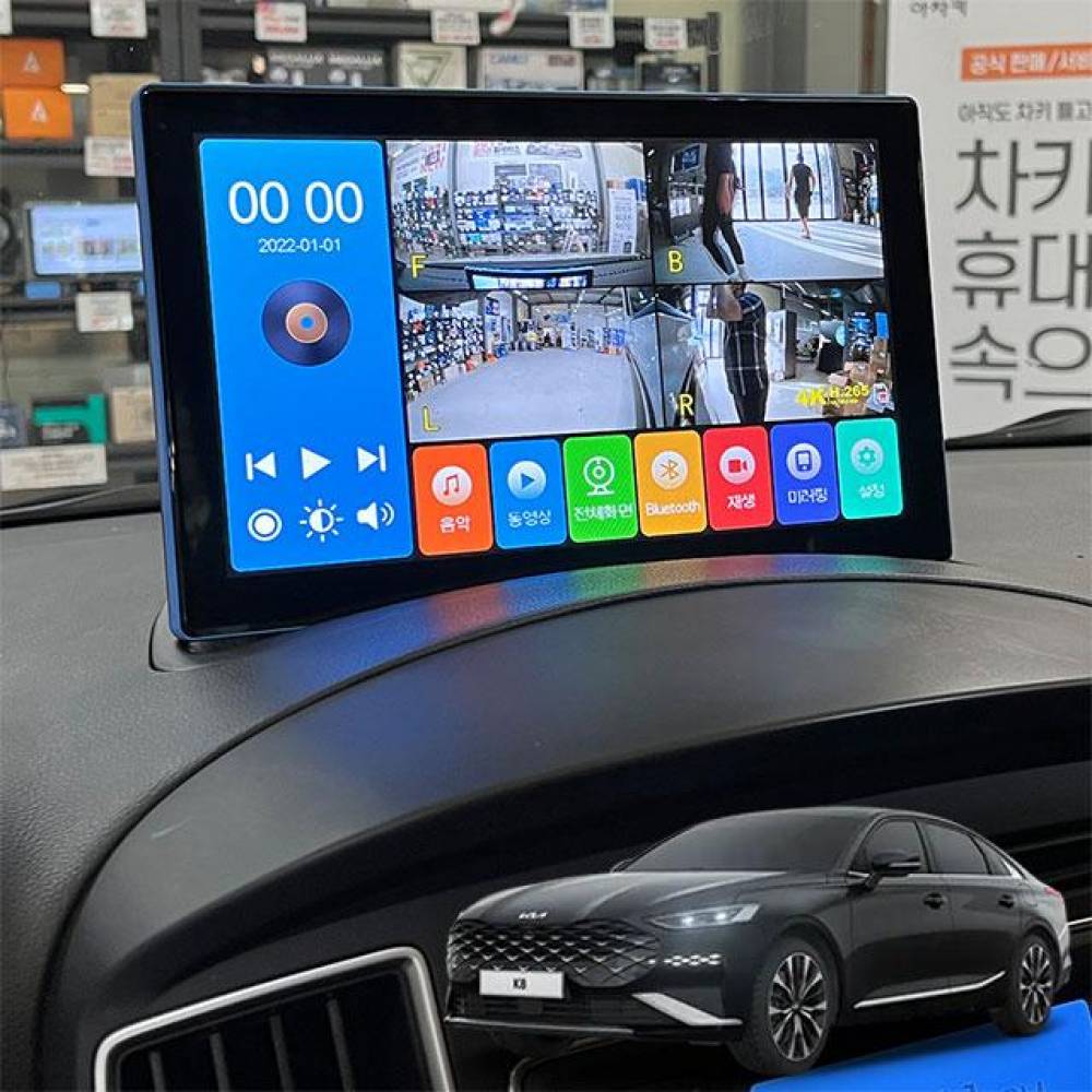K8 제임스P 10.1인치 4채널블랙박스