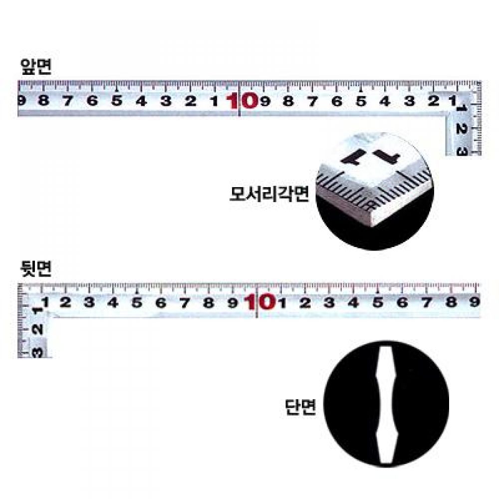 신와 직각자 철공용 스텐 383-0300