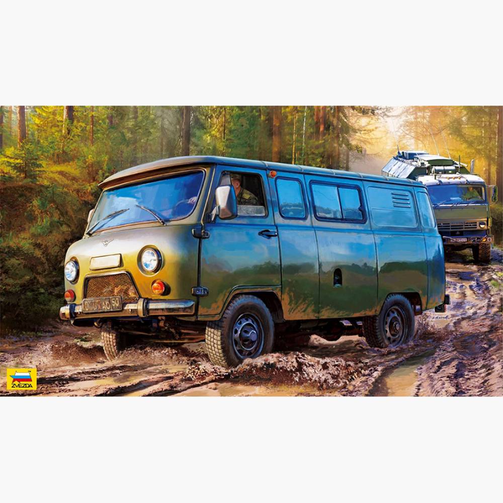 35sc 러시아 UAZ 3909 벤