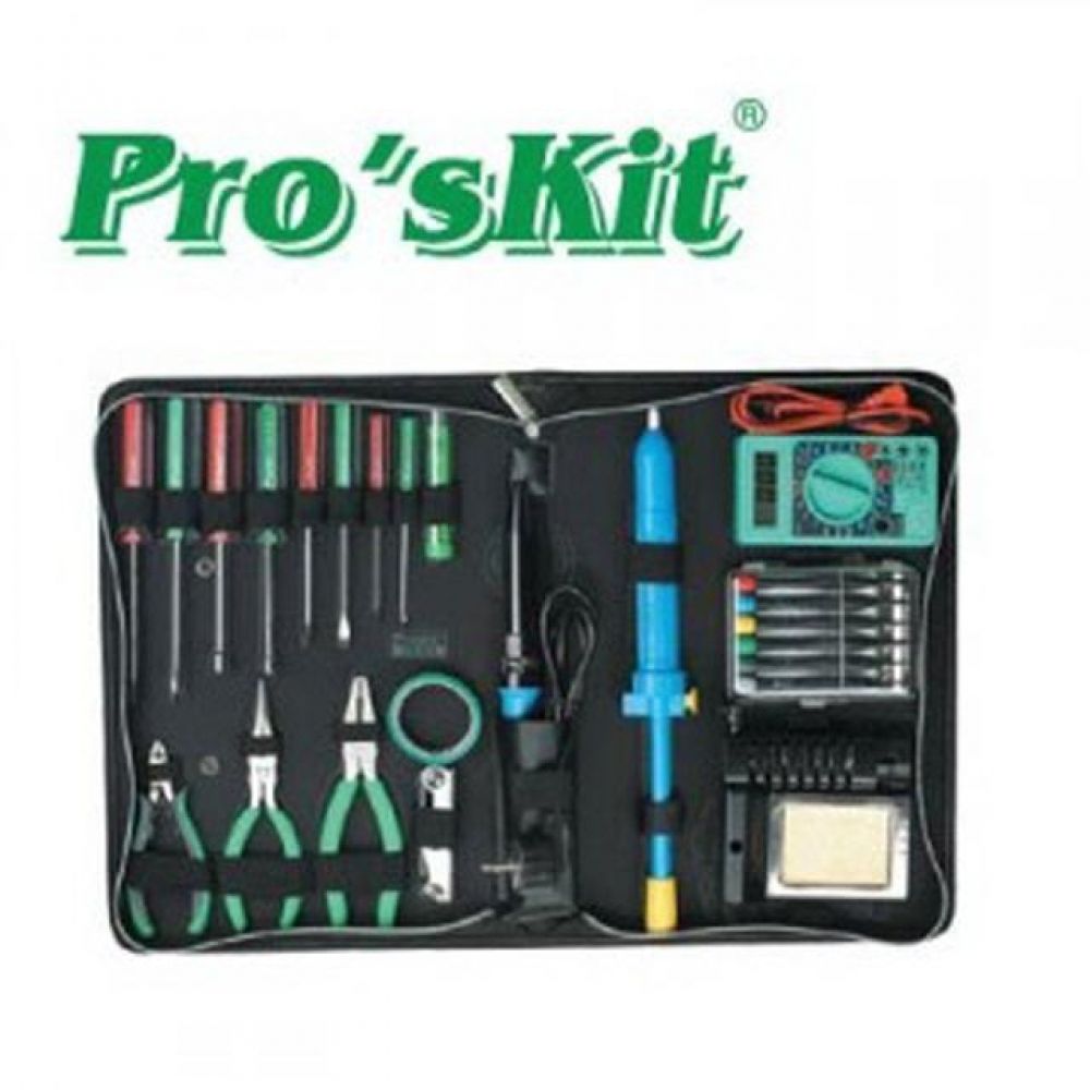 Proskit 1PK-616B 공구세트/ 가방형/인두/ 디지털 테스터/ 드라이버 등