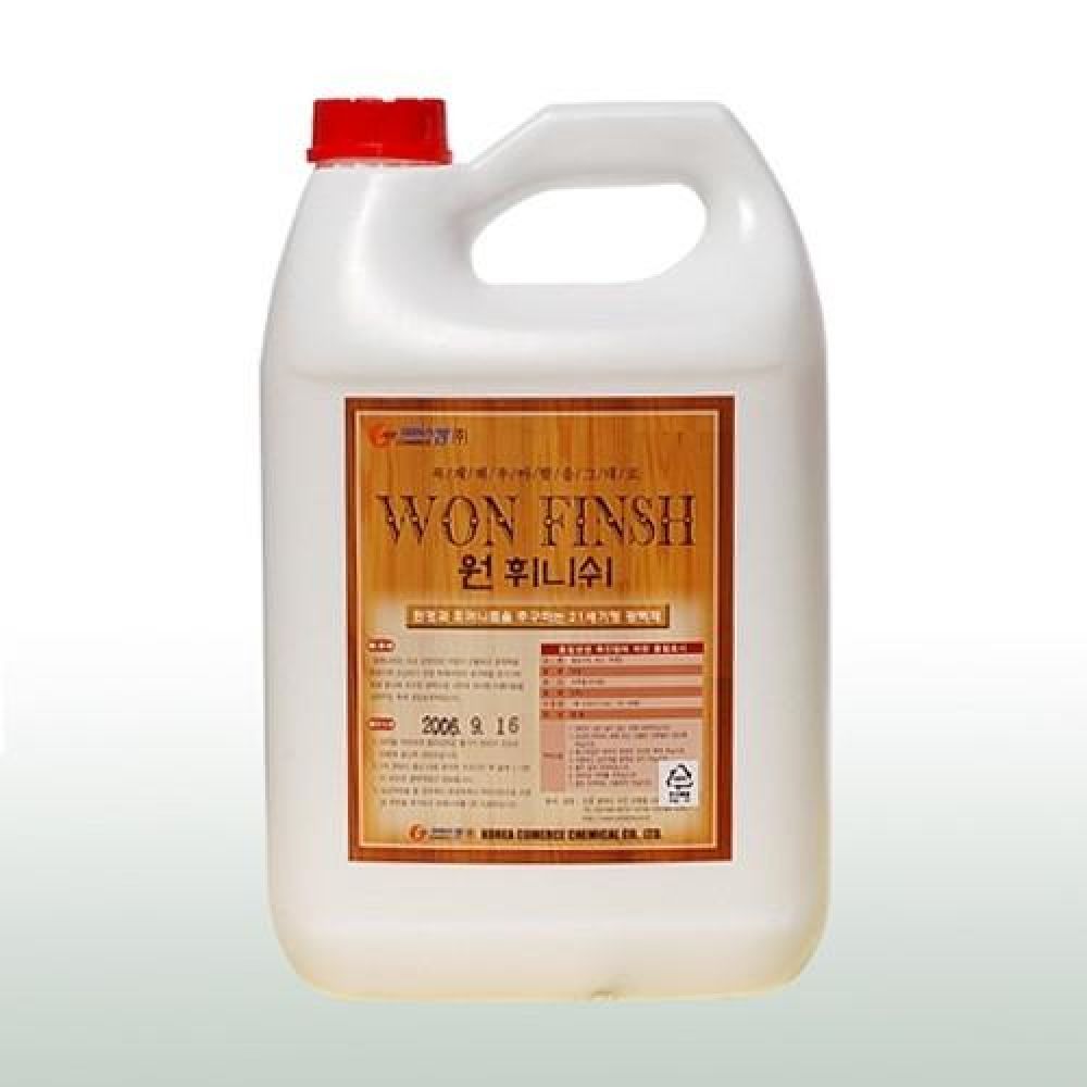 바닥청소용 원휘니쉬 3.75L 목재바닥용 광택제