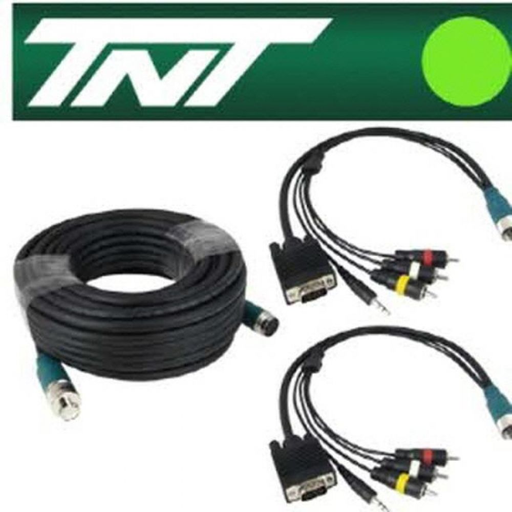 TNT RGB 스테레오 or 3RCA 분리형 배관용 케이블 26M