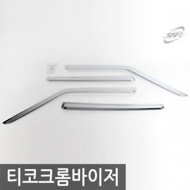 티코 (91년_01년) 크롬윈도우바이저 4pcs 차량용 썬바이저 도어바이저