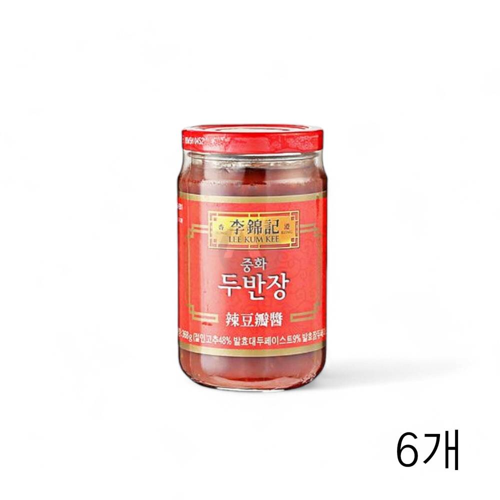 이금기 중화 두반장 368g X 6개 마파두부 볶음요리 감칠맛 중식소스 중화요리 중식당
