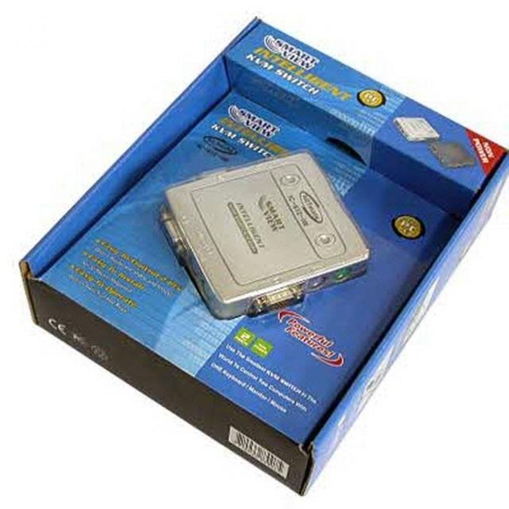 NETMate KVM 2대1 스위치 보급형-케이블포함
