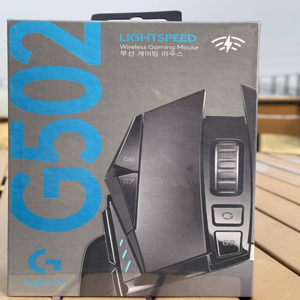 로지텍G502 HERO 무선 게이밍 마우스 그래픽작업 블랙