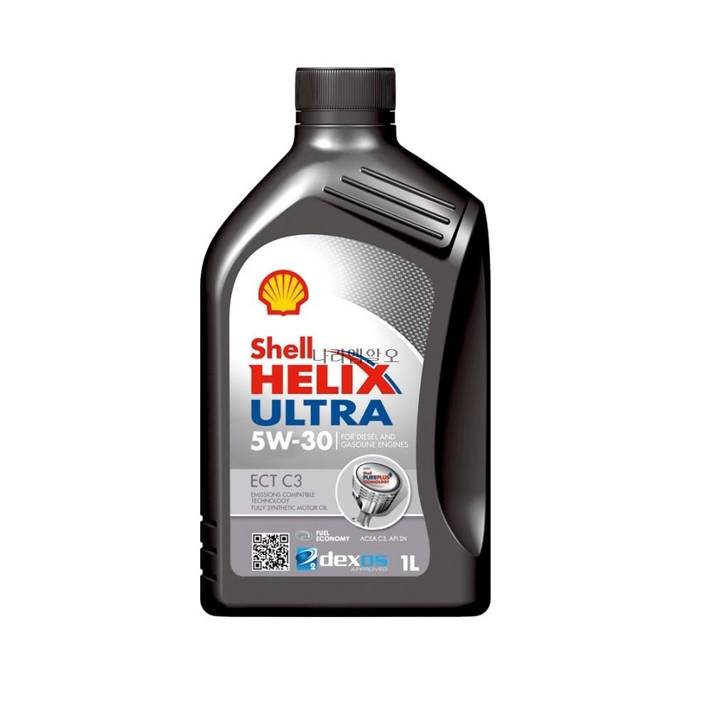 Shell 엔진오일 Helix Ultra ECT C3 5W-30 1L 12개 1박스 힐릭스