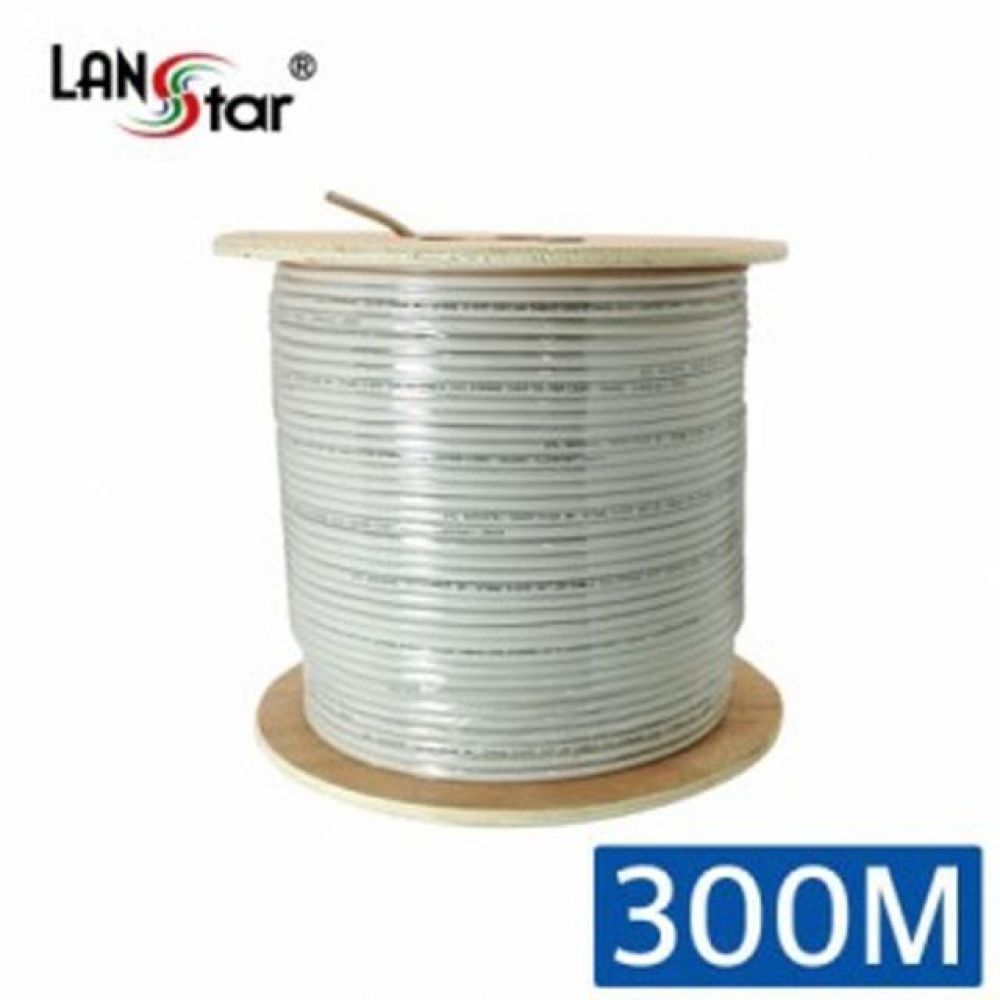 CAT.6A 케이블 SSTP 10G 27AWG LSZH(난연 연선 300M Grey 연선 300M Grey