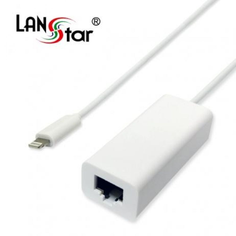 아이폰 전용 휴대용랜카드 USB2.0 10 100M Ethernet
