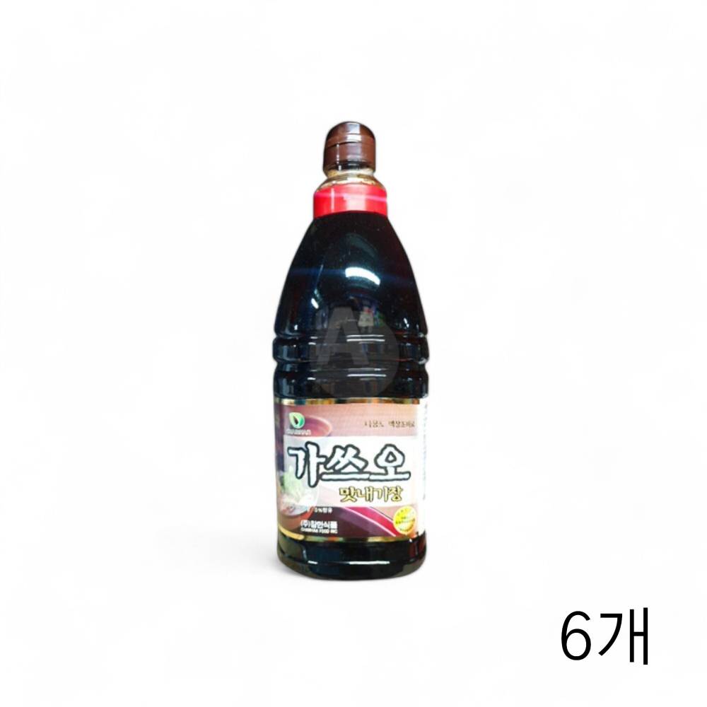 식예원 가쓰오 맛내기장 1.8L X 6개 가쓰오육수 액상소스 우동장국 가츠오소스 우동육수