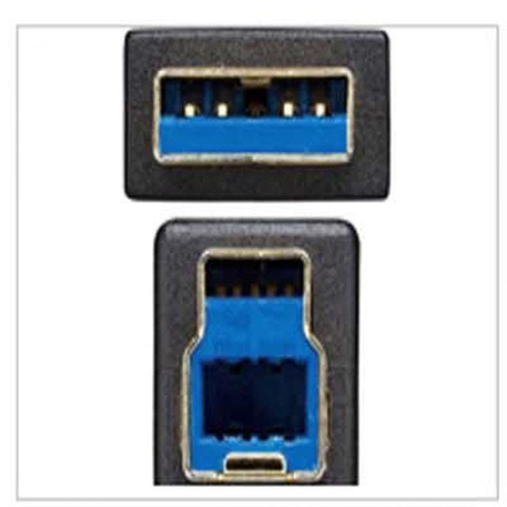 (K)고급형 금도금 USB3.0 AM-BM 케이블 2M /고급형 USB3.0 케이블/ Super Speed 5Gbps 지원