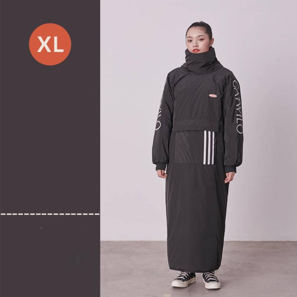 스쿠터 자전거 바람막이 방수 방풍 방한복 블랙 XL