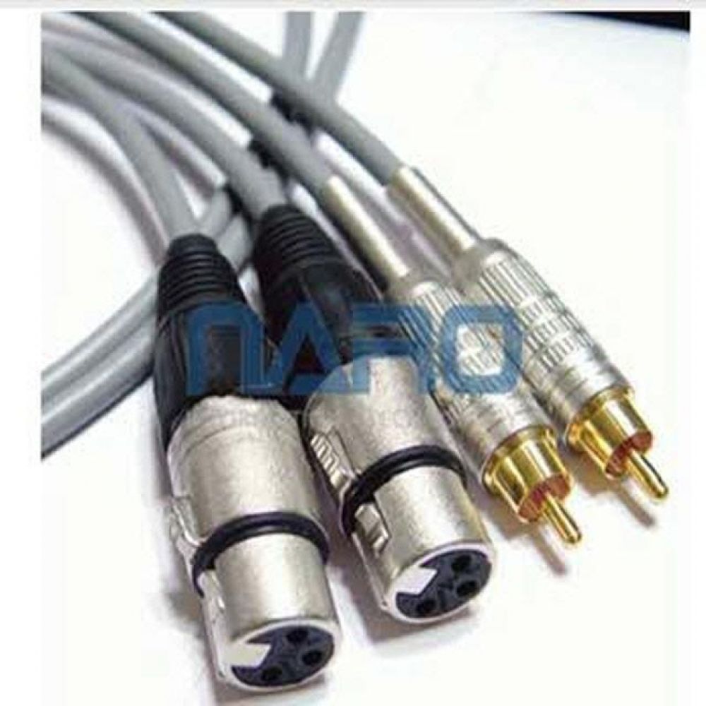 CN XLR 암 RCA 변환 케이블 5M 1쌍 4E6ATG 제작