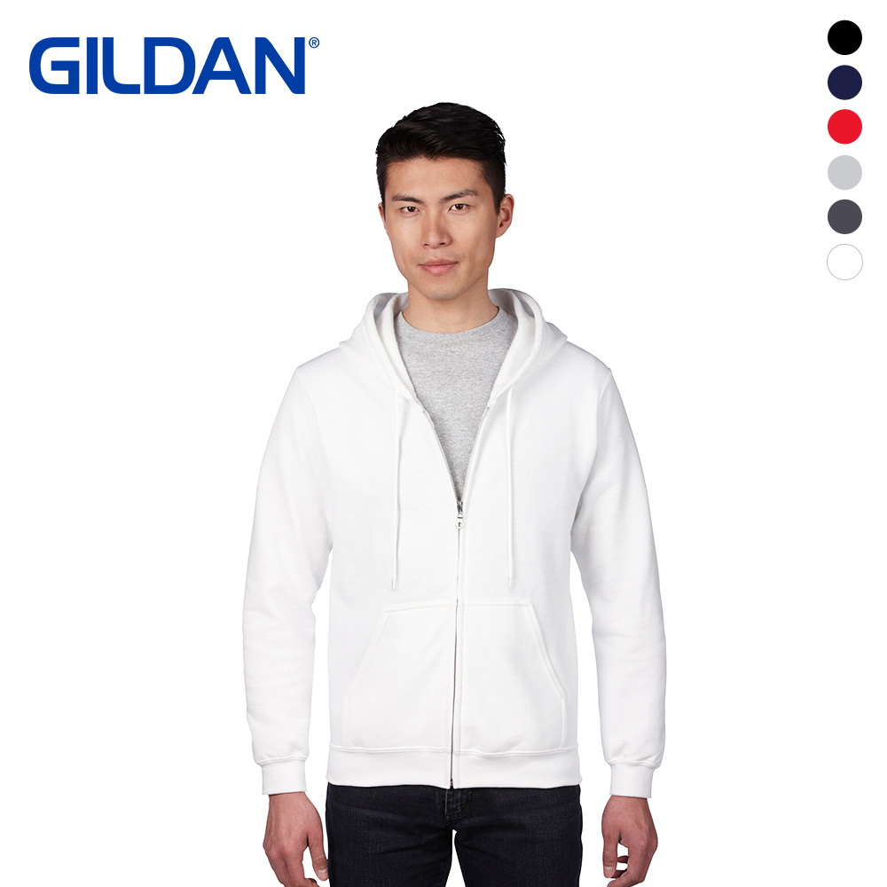 교복몰 (GILDAN) 아시안핏 무지 후드집업 (6color)