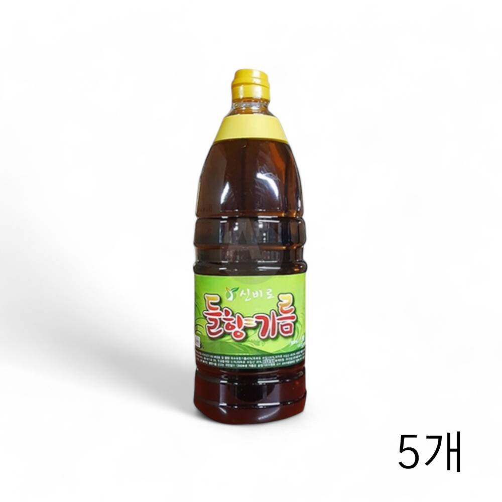 진성 신비로 들향기름 1.8L X 5개 식당용들기름 식자재기름 업소용들기름 향미유