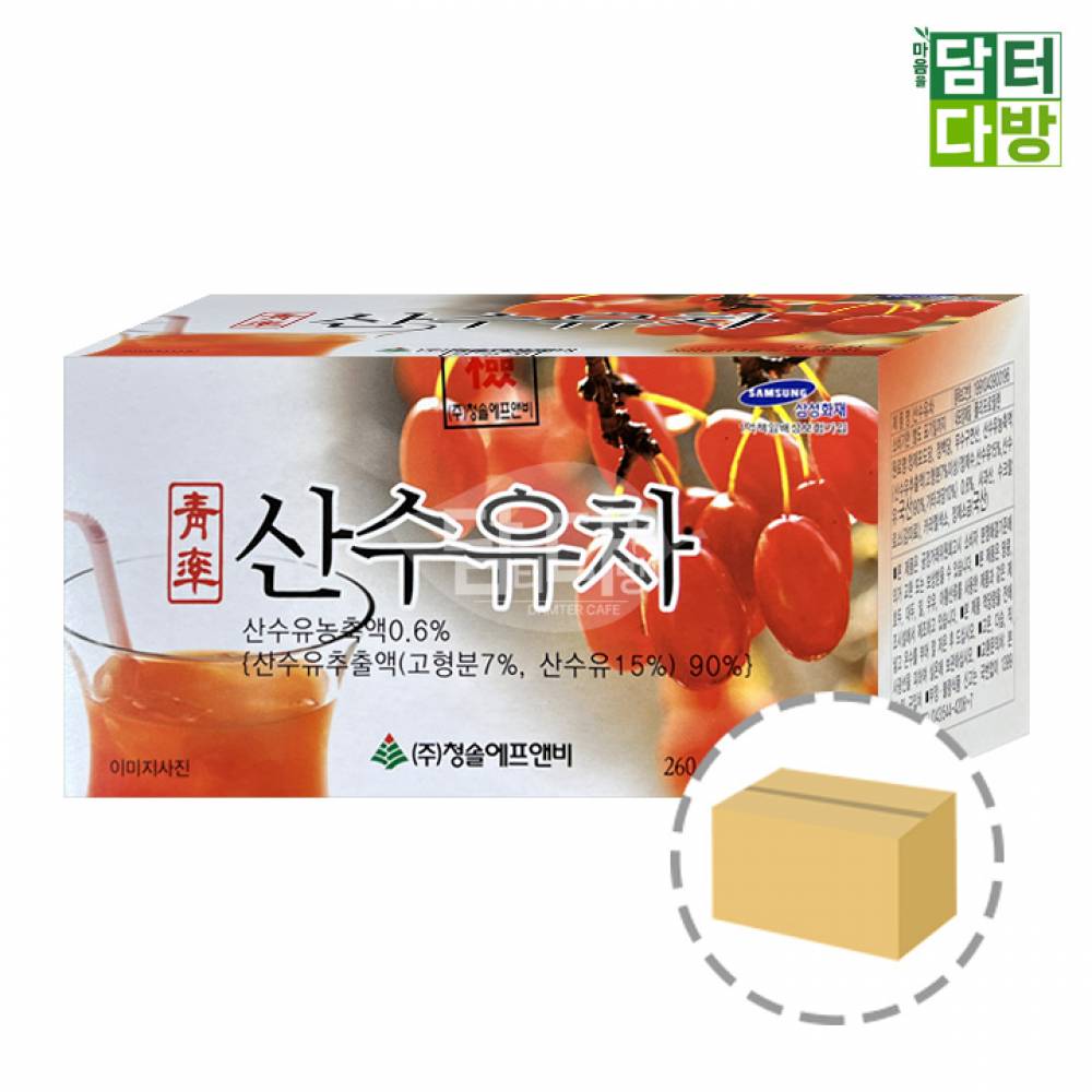 청솔 산수유차 20스틱 1BOX (20개입)
