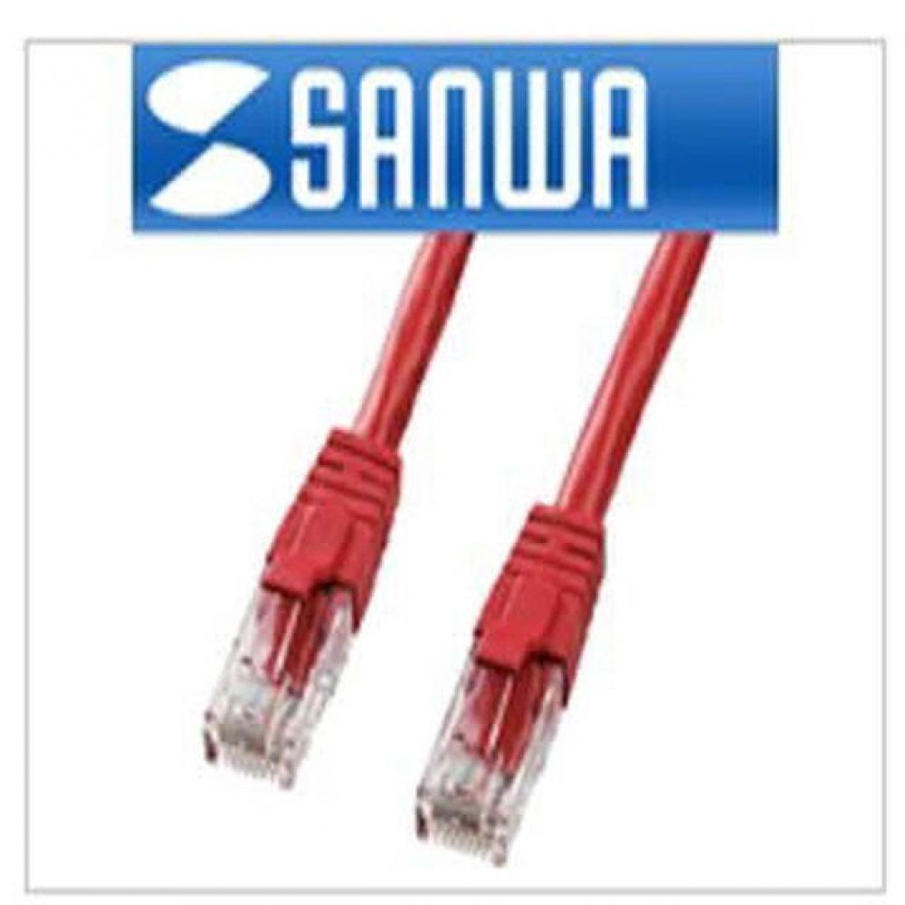 (K) CAT.6 UTP 다이렉트 케이블(레드) 10M /랜케이블/1000BASE-TX 지원/ 250MHz 전송 대역폭/ 단선