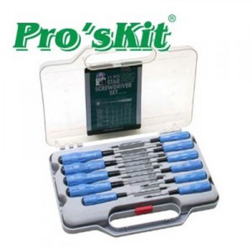 Proskit 1SD-2119N 별형 스크류 드라이버세트 11pcs
