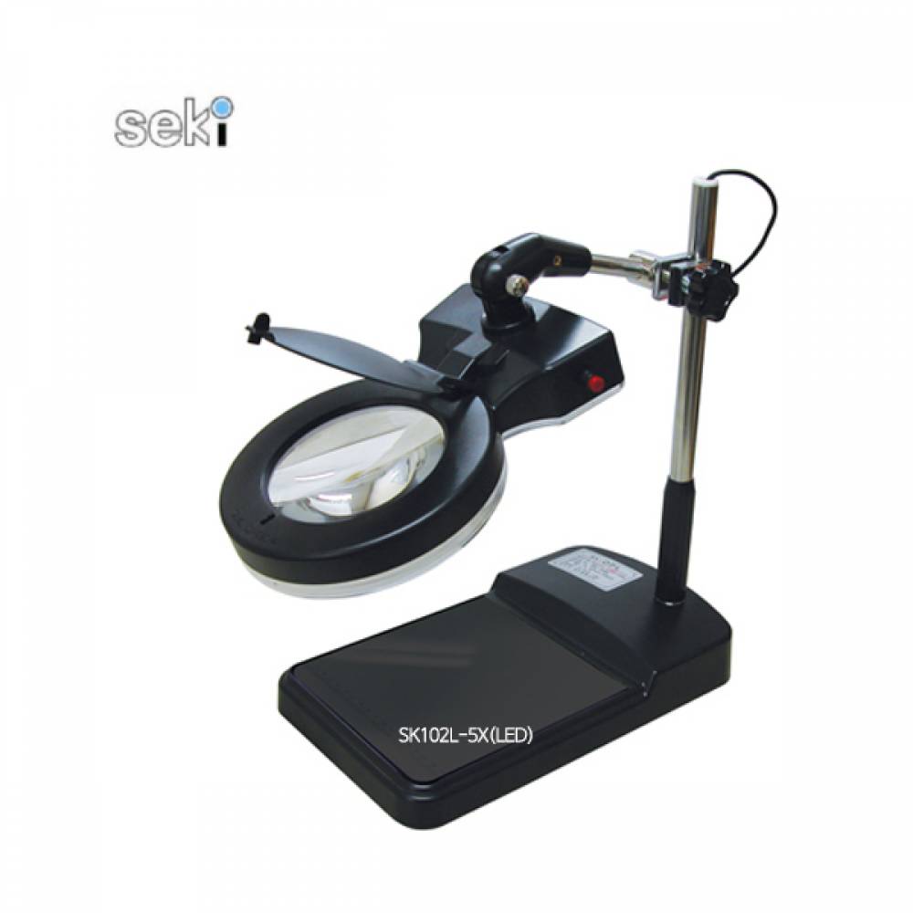 세기 조명확대경 SK102L-5X 돋보기 확대경 5배율 LED