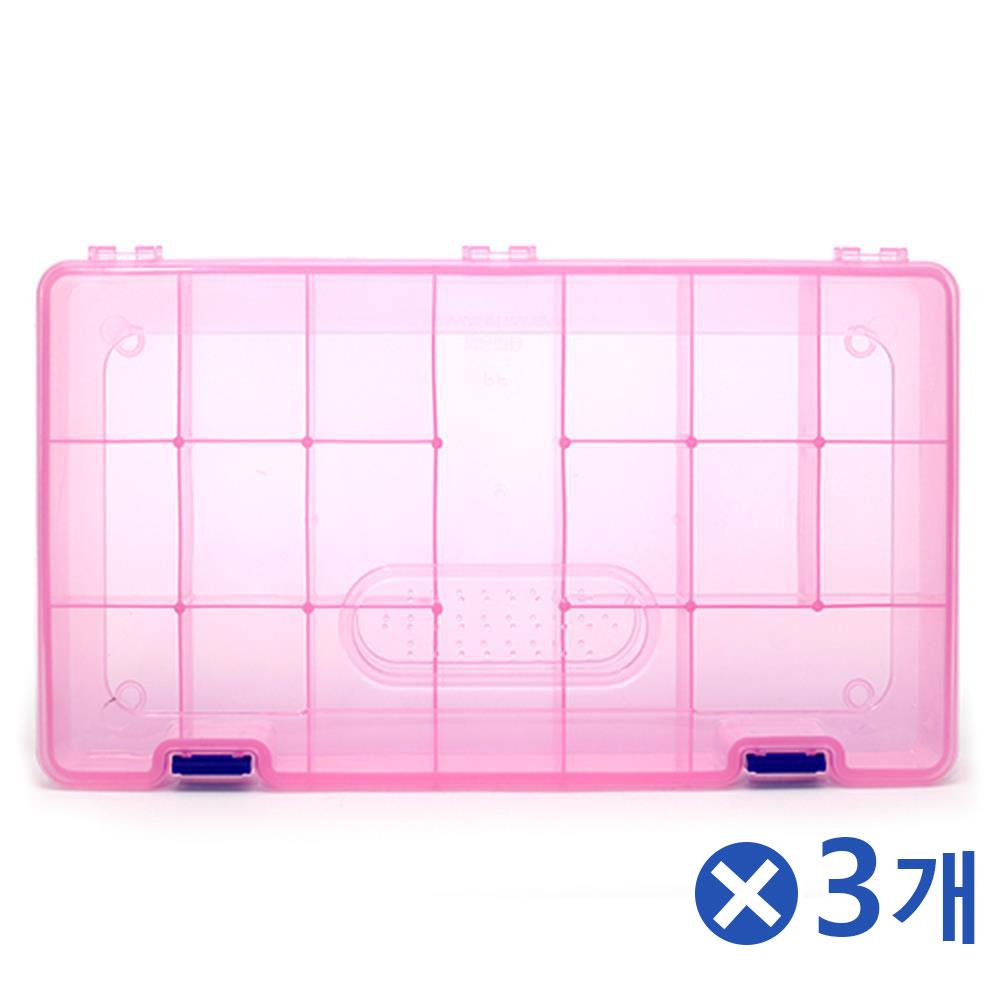 악세사리정리 컬렉션박스 대-색상랜덤x3개 정리수납함
