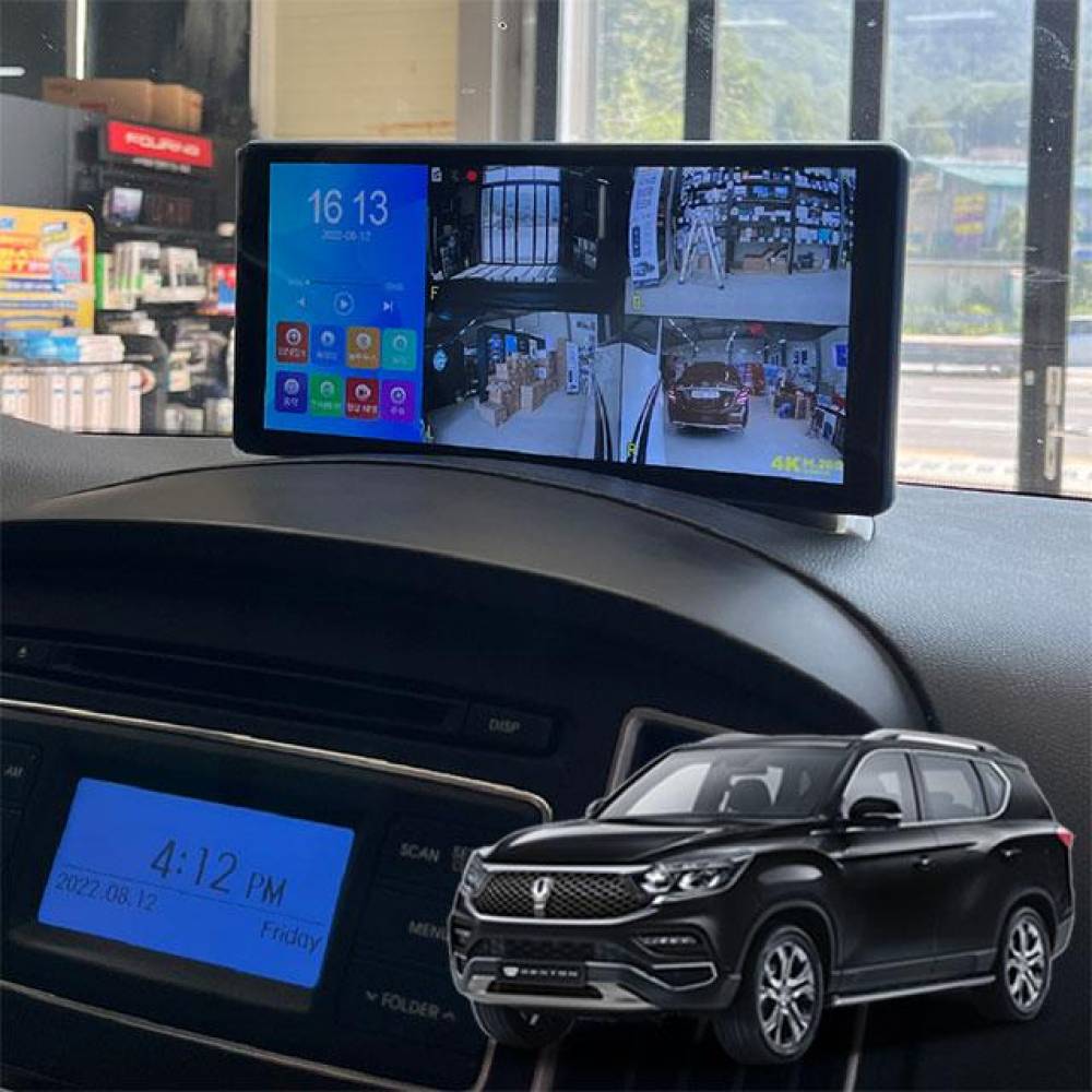 G4렉스턴 제임스W 10.1인치 4채널블랙박스