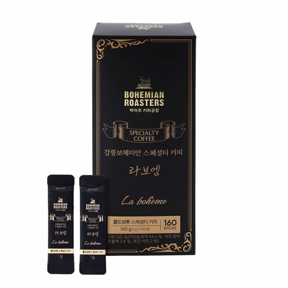 보헤미안 로스터스 박이추 스페셜티 커피스틱 1g x 160ct
