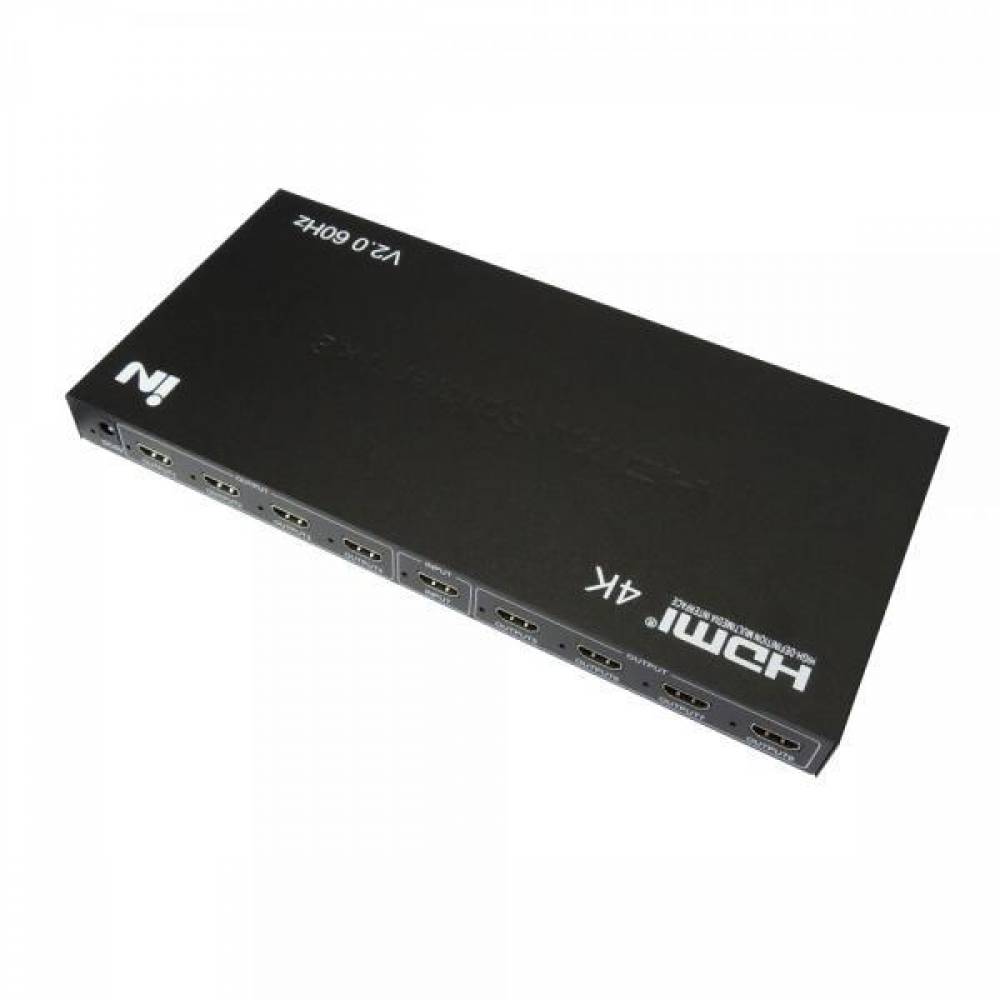 60Hz HDMI2.0 모니터 분배기 1대8 오디오지원 아답터포함