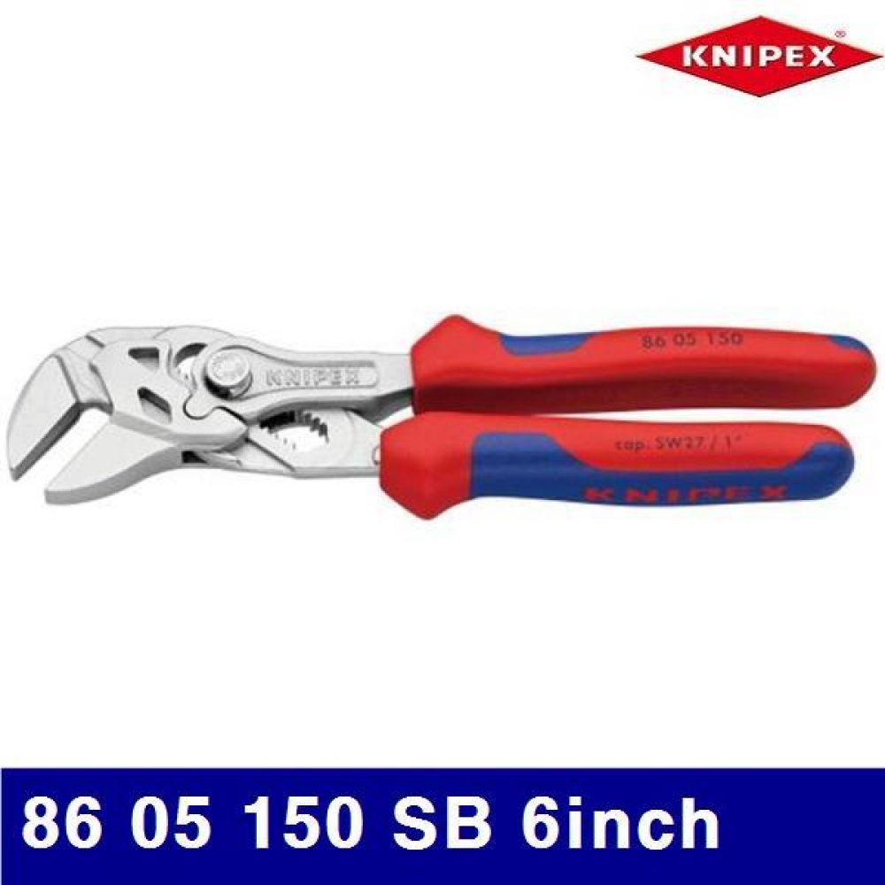 크니펙스 2157870 플라이어렌치 86 05 150 SB 6Inch 150mm (1EA)
