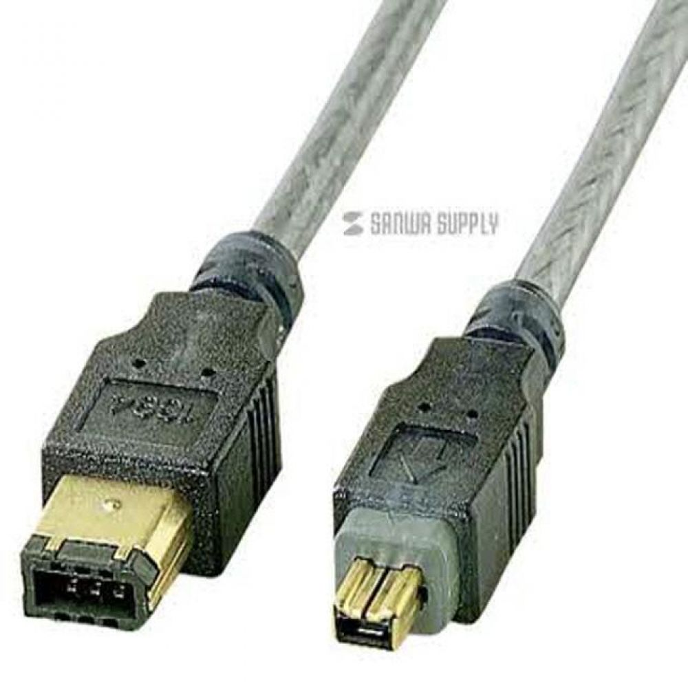 (K)고급형 IEEE1394 6-4 케이블 1M /고용량 디지털 데이터를 고속으로 전송