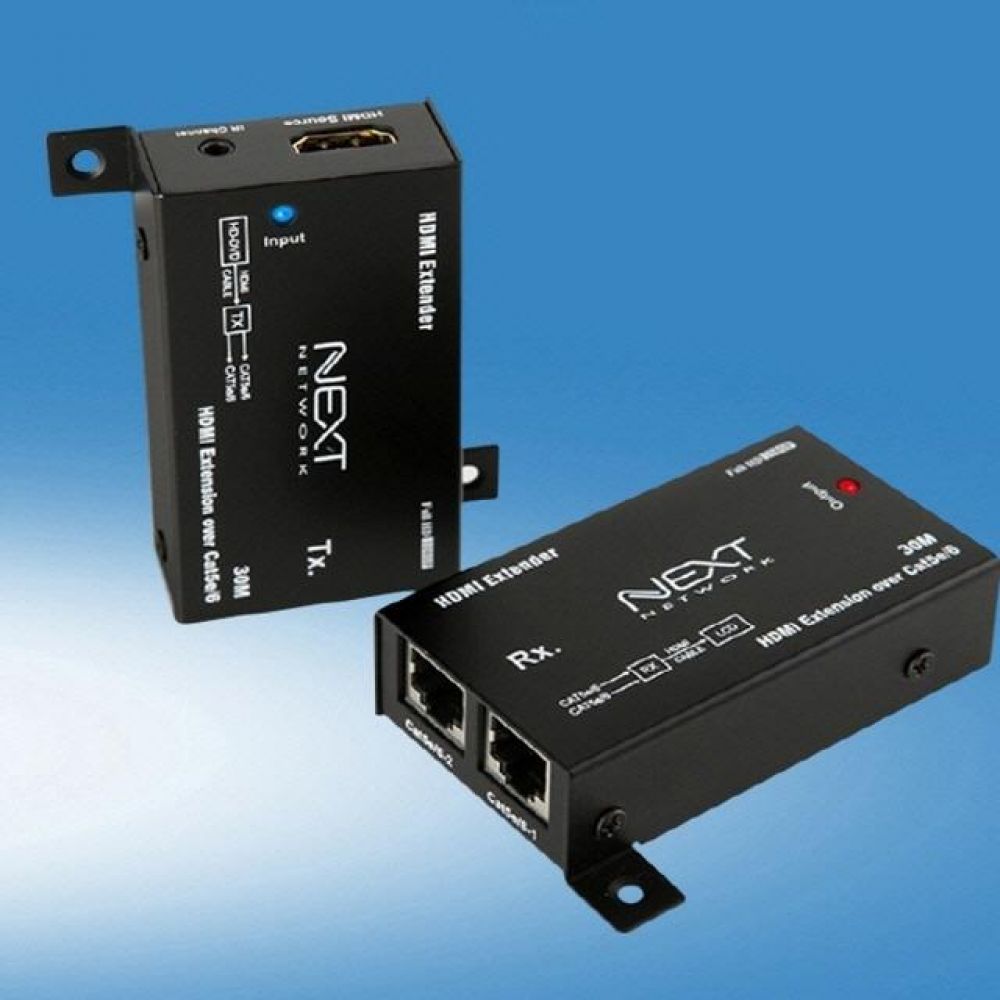 (E)HDMI 리피터 30M/통신케이블로 거리연장(구코드PCP0382)