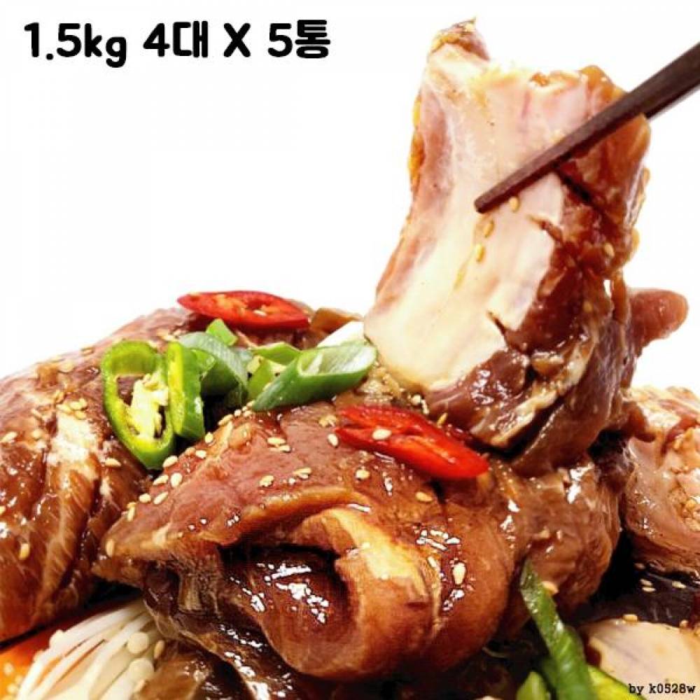 JO 뼈 있는 양념 돼지왕구이 (1.5kg 4대)x 5통
