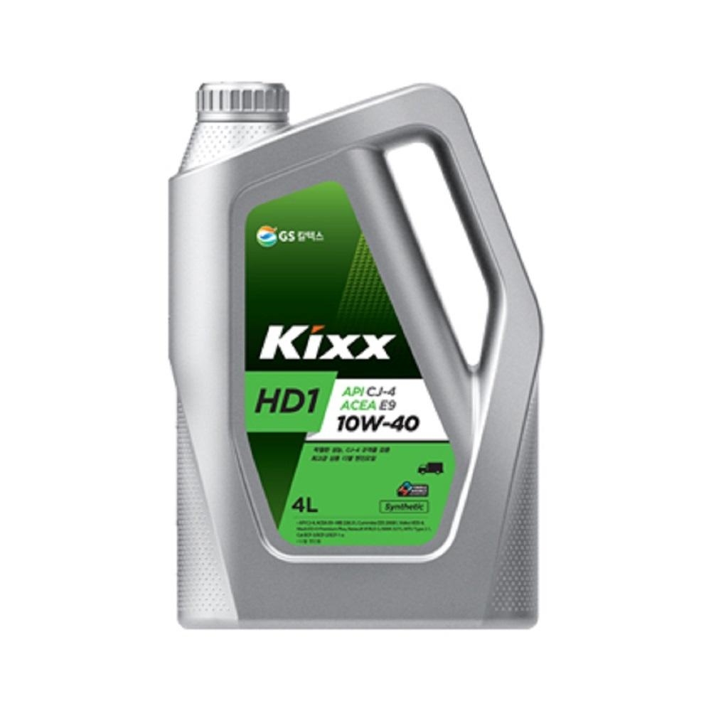 Kixx HD1 CJ-4/E9 10W-40 4L 4개 1박스 엔진오일