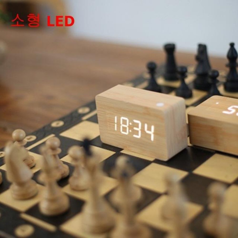LED 탁상용 디지털 알람시계 소형